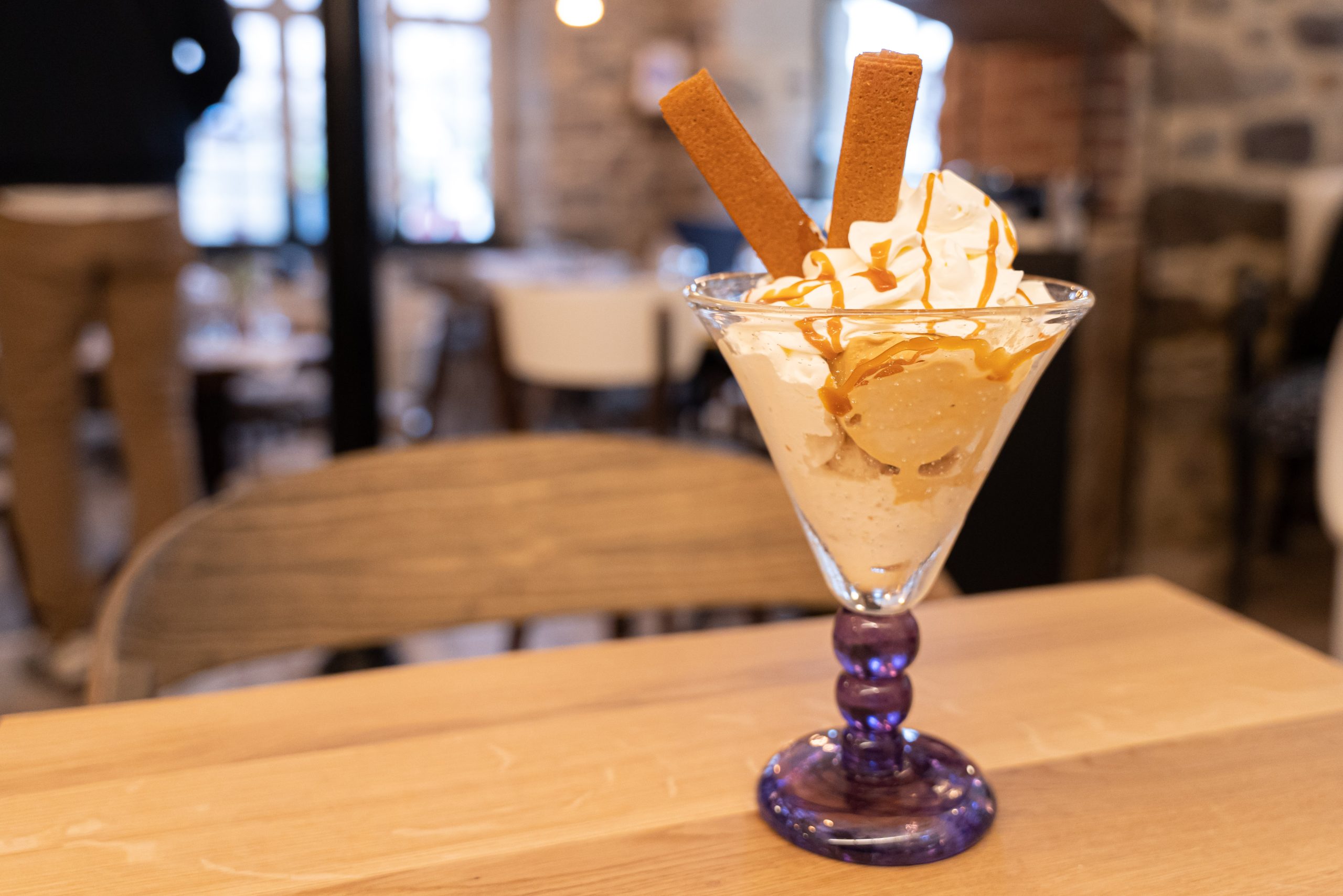 Dessert de Glace au caramel